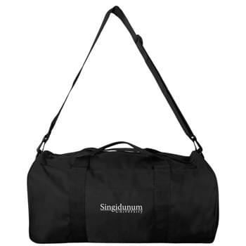 Polyester Roll Bag with Front Pocket - 1 Color (18"x10"x10")